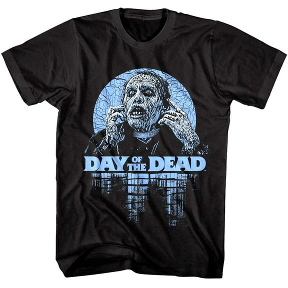 Day of the Dead Bub Moon Men's T Shirt (Black, Big&Tall2XLT)