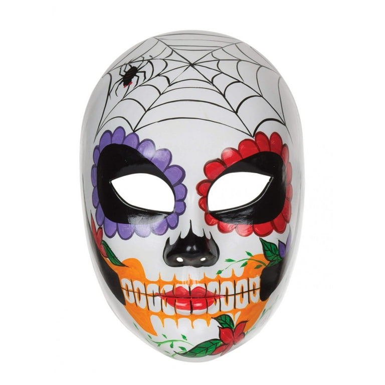 Day Of The Dead Plastic Masks Unisex Day Of The Dead Plastic Masks Unisex