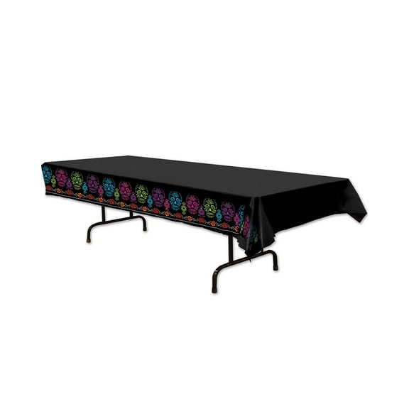 Day Of The Dead Plastic Tablecover- 1 pc.