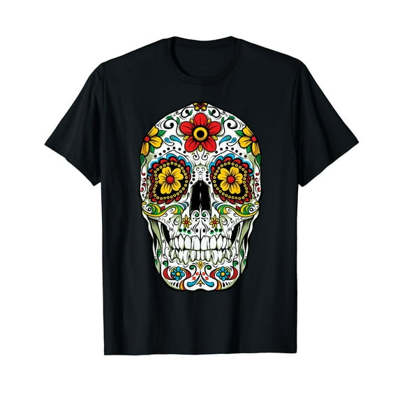 Day Of The Dead Sugar Skull Funny Cinco de Mayo Men Women T-Shirt