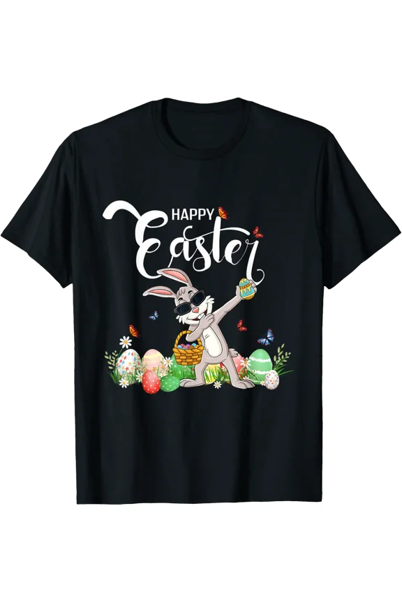 Day Rabbit Dabbing Dance Move Fun T-shirt