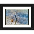 thumbnail image 1 of Day, Richard and Susan 18x13 Black Ornate Wood Framed with Double Matting Museum Art Print Titled - Aerial view of forest and road after snowfall in winter Stephen A Forbes State Recreation Area, 1 of 4