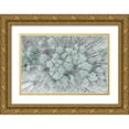 thumbnail image 1 of Day, Richard and Susan 24x17 Gold Ornate Wood Framed with Double Matting Museum Art Print Titled - Aerial view of woods and white pine trees after a snowfall-Marion County-Illinois, 1 of 4