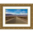 thumbnail image 1 of Day, Richard and Susan 32x23 Gold Ornate Wood Framed with Double Matting Museum Art Print Titled - Road in Death Valley National Park-California, 1 of 4