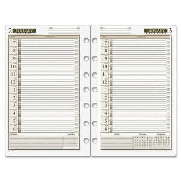 Day Runner 1PPD Dated Daily Planner Refills