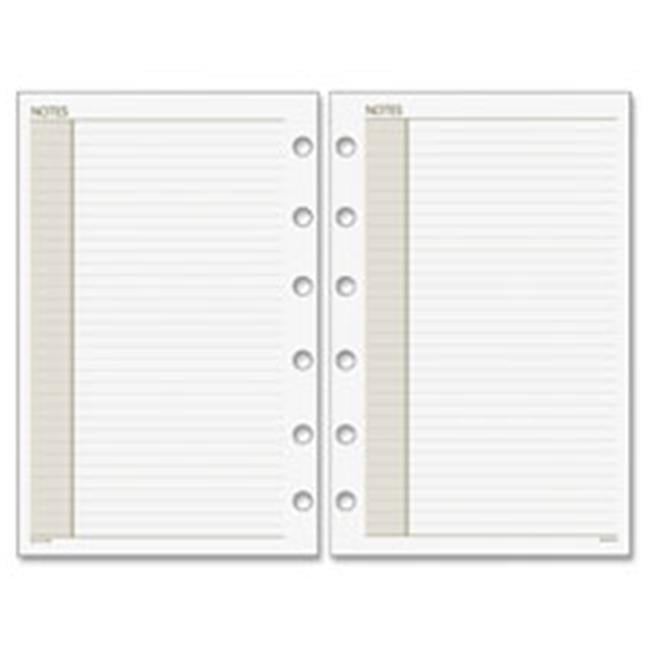Day Runner Planner Notes Refill Pages- 3.75 x 6.75
