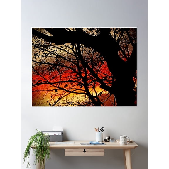 Day'S End Poster Wall Art, Modern Wall Decor For Living Room Bedroom, 16x24 UNFRAMED