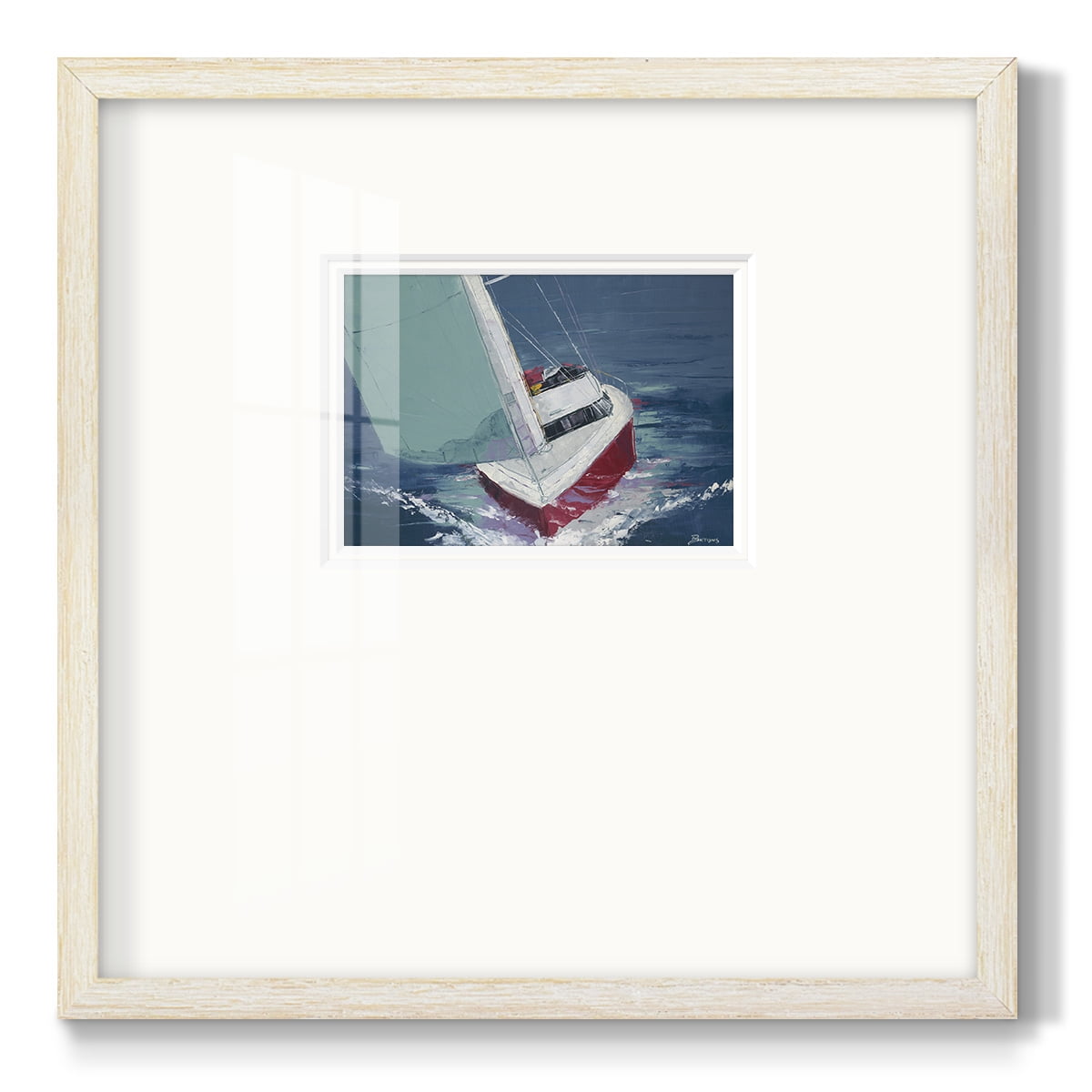 Day SailingPremium Framed Print
