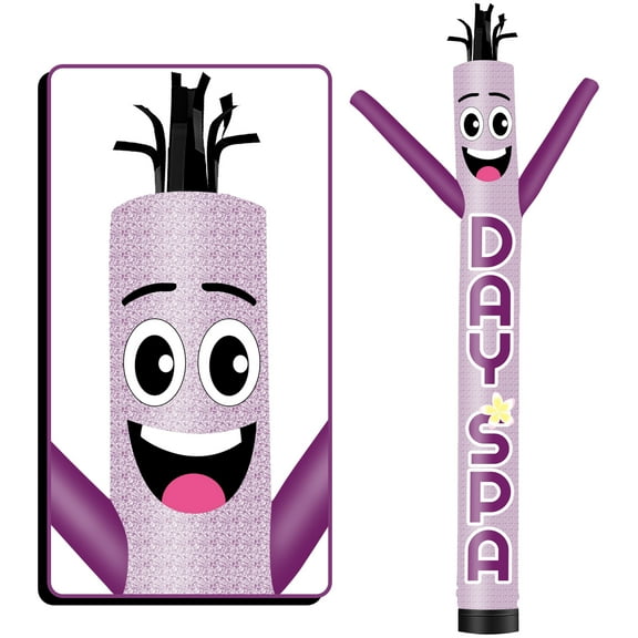 Day Spa Inflatable Tube Man Wacky Wavy Dancing Guy for Outdoor Decoration Advertising Business Promotion (Blower Not Included)