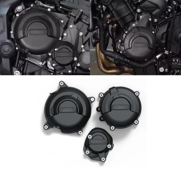 Day.Tona 660 2024 2025 2026 Engine Protection Cover Motorcycle Engine Guard Black Front