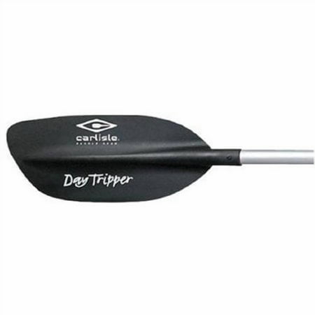 Carlisle Paddle Gear Day Tripper Aluminum 2-Piece Kayak Paddle (Black/Silver, 230 cm) (01.2557.0830)