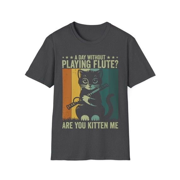 Day Without Playing Flute Musician Music Lover Flute Player TShirt