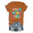 thumbnail image 1 of Day Women's Mama Round Neck Short Sleeve T Shirt Size Small Womens Tops Lightweight Workout Shirts Women Women Tee Shirts Pack Burnout Tee Shirts Womens Short Sleeve Shirts Long Sleeve Summer Shirt, 1 of 3