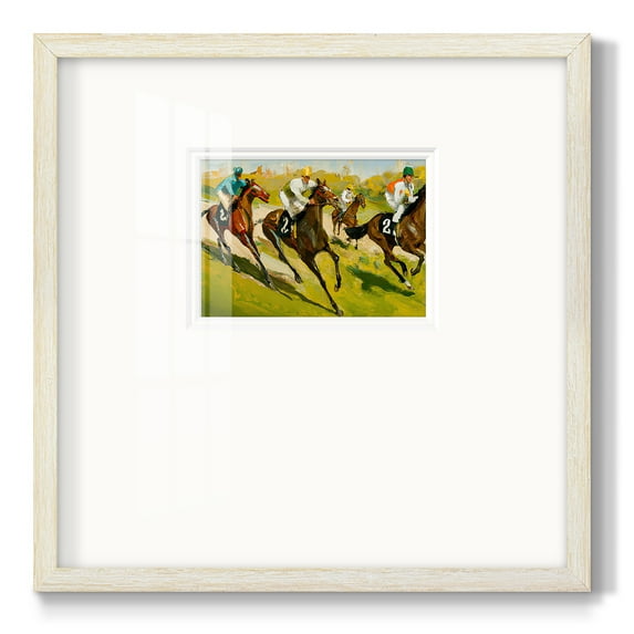 Day at the RacesPremium Framed Print