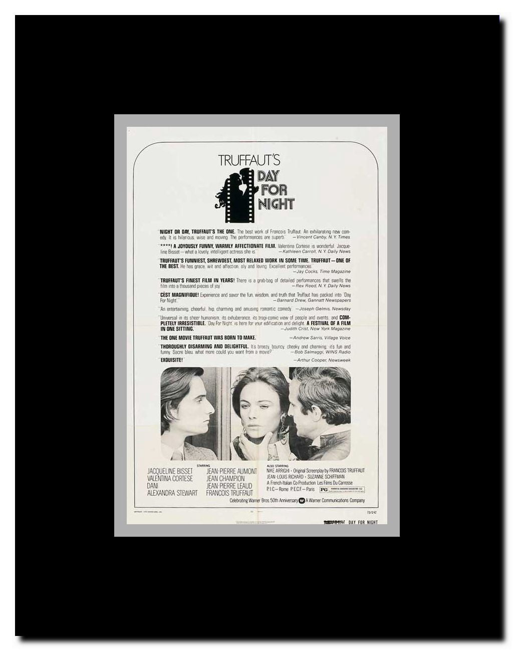 Day for Night Framed Movie Poster