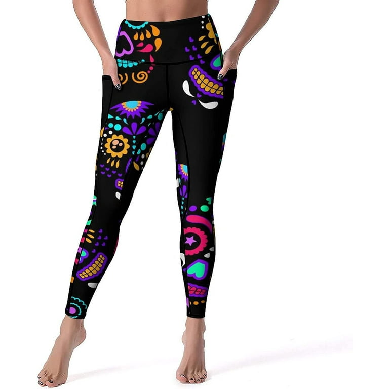 Walmart sugar deals skull leggings