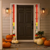 Day of The Dead Decorations Set,Mexican Party Banners Papel,Artificial Marigold Garland for Diwali Altar Decor