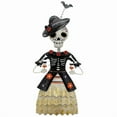 thumbnail image 1 of Day of The Dead Halloween Female Indoor Outdoor Metal Garden Statue 24", 1 of 2