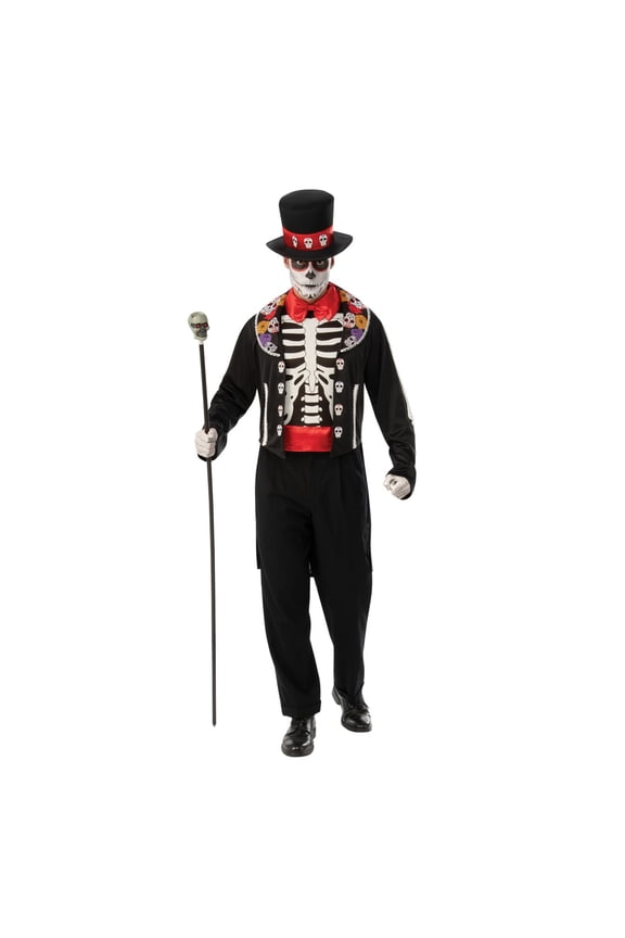 Halloween Day of The Dead Man Adult Costume