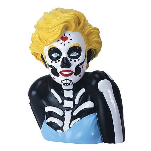 Day of The Dead Marilyn Monroe Themed Bust Decorative Statue