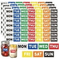 thumbnail image 1 of Day of The Week Labels 1.25X3/4inch Week Date Stickers Weekly Dates Planner Stickers 735Pc, 1 of 5