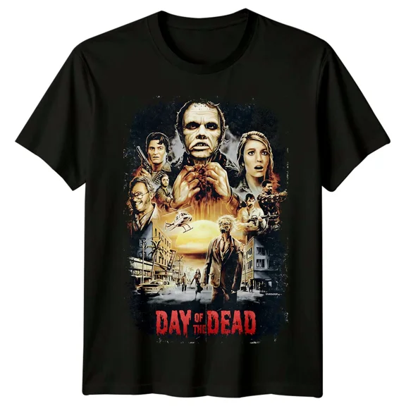 Day of the Dead (1986) Movie Poster Inspired T-Shirt Retro 80s Tee Unisex