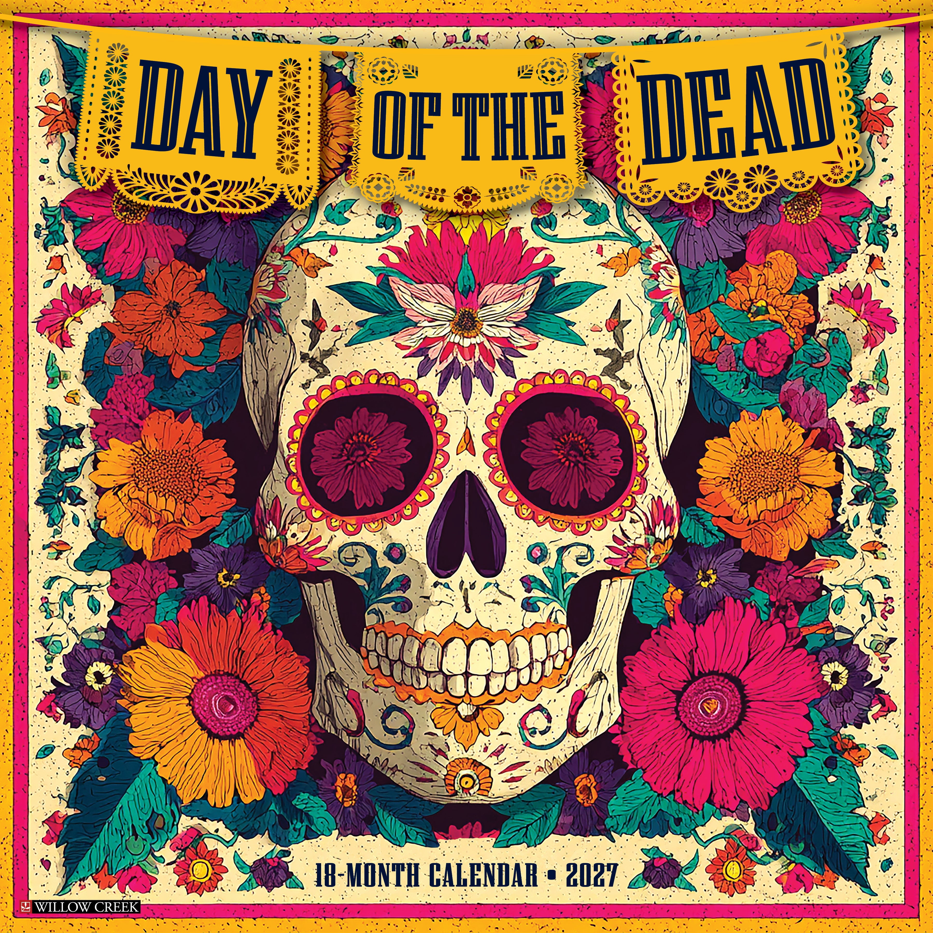 Willow Creek Press, Day of the Dead 2027 Wall Calendar