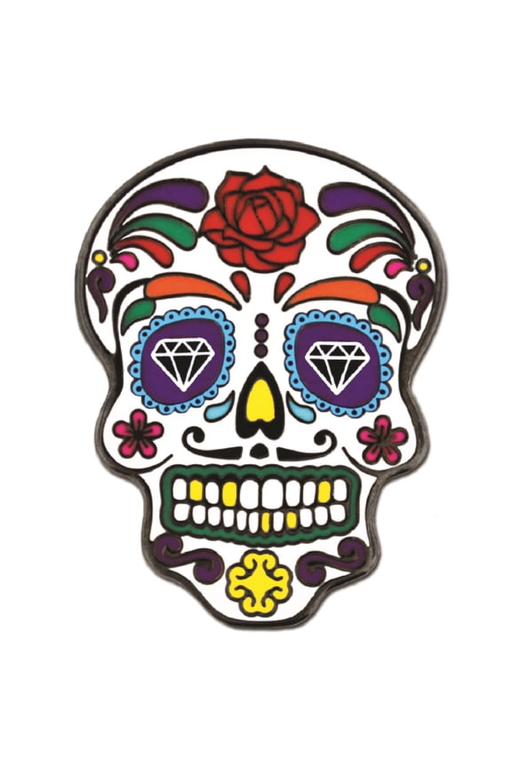 Day of the Dead Dia de Muertos Halloween Enamel Lapel Pin