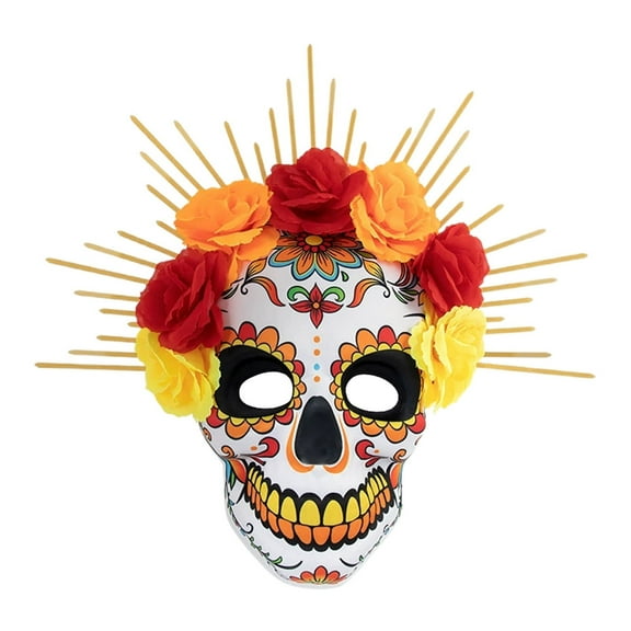 Day of the Dead EVA With Flower Ties Festive Halloween Party Prop Must Have Accessory for Themed Celebrations