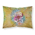 thumbnail image 1 of Day of the Dead Flowers Skull  Fabric Standard Pillowcase, 1 of 2
