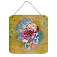 thumbnail image 1 of Day of the Dead Flowers Skull  Wall or Door Hanging Prints, 1 of 1