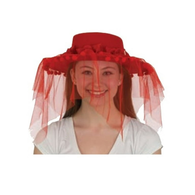 Black Widow Veil Adult Black With Flowers Black Widow Veil Adult Black With Flowers