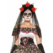 Day of the Dead Headband-Veil Set