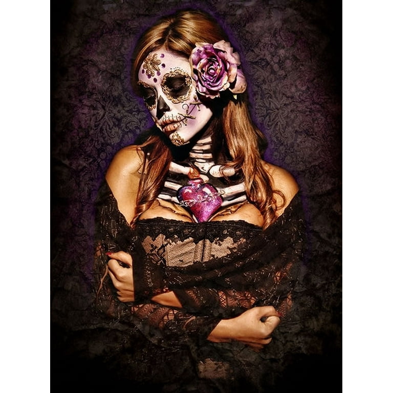 Day of the Dead Lace Poster by: Daveed Benito 24-by-30 Inches