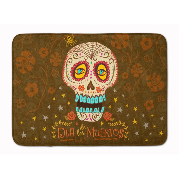 Day of the Dead Machine Washable Memory Foam Mat