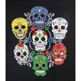 thumbnail image 1 of Day of the Dead Mexican Hispanic Screen Printed T-Shirts - Men's  Size:  2XL  Uni-Sex Style --  FREE USA Shipping--(MxTs501), 1 of 1