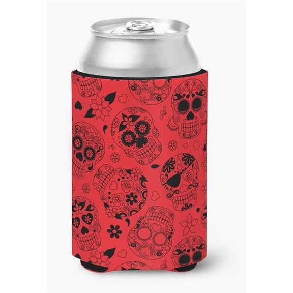 Day of the Dead Orange Can or Bottle Hugger - Orange