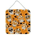thumbnail image 1 of Day of the Dead Orange Wall or Door Hanging Prints, 1 of 1