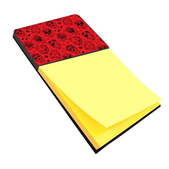 Day of the Dead Red Sticky Note Holder