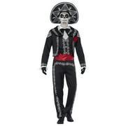Smiffys Day of the Dead Senor Bones Adult Costume Medium Male