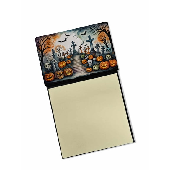 Day of the Dead Spooky Halloween Sticky Note Holder 3.25 in x 5.25 in
