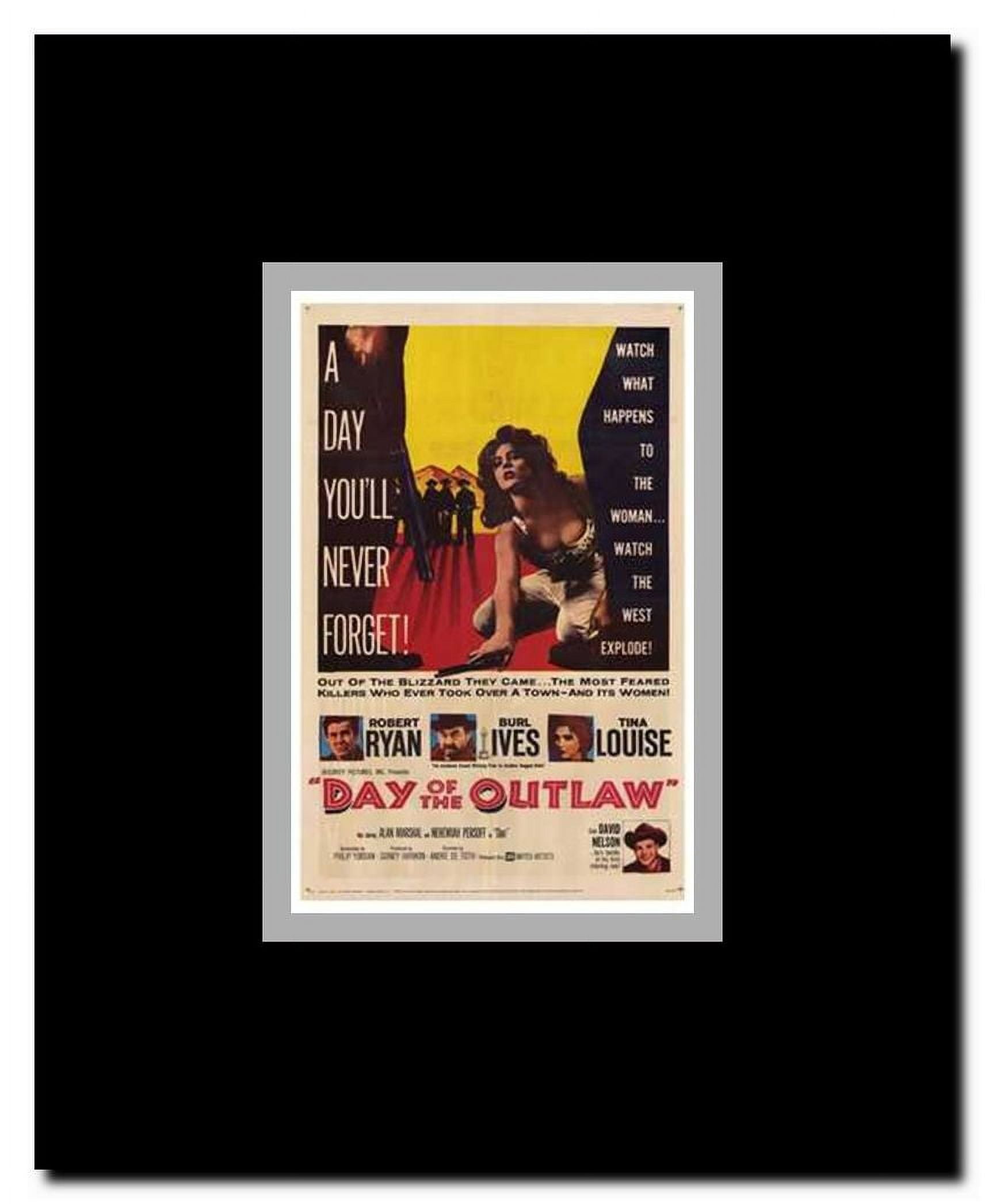 Day of the Outlaw Framed Movie Poster