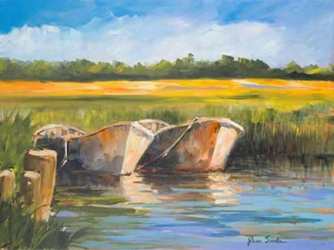 Day on the Lake Canvas Art - Jane Slivka (18 x 24)