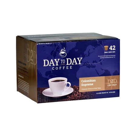 Day to Day Colombian Supreme Single Serve Cups 42ct Box