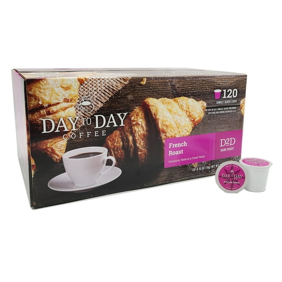 Day to Day French Roast Coffee 120ct Single Serve Cup