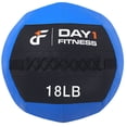 thumbnail image 1 of Day1Fitness Blue Soft Wall Medicine Ball 18 Pounds, 1 of 6
