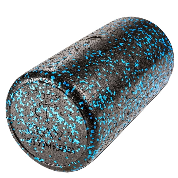 Day1Fitness High Density Muscle Foam Rollers - Speckled Blue, 12 In.