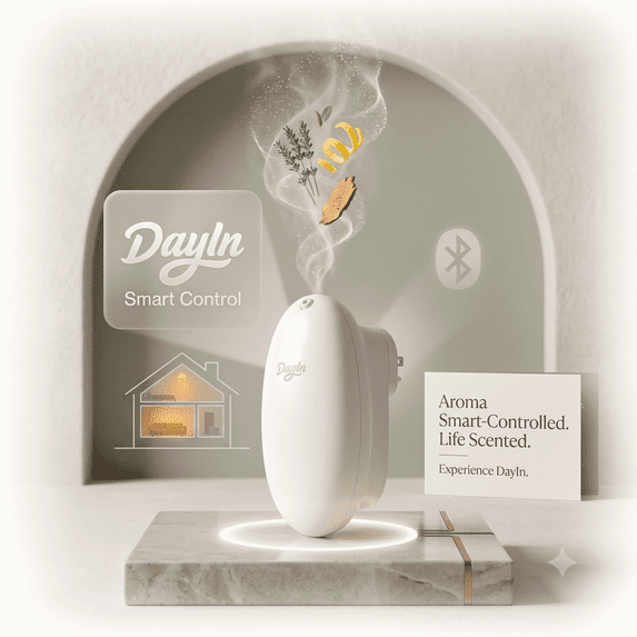 Sultio Inhaler DayIn Smart Waterless Essential Oil Diffuser, Bluetooth Wall Plug-In ...