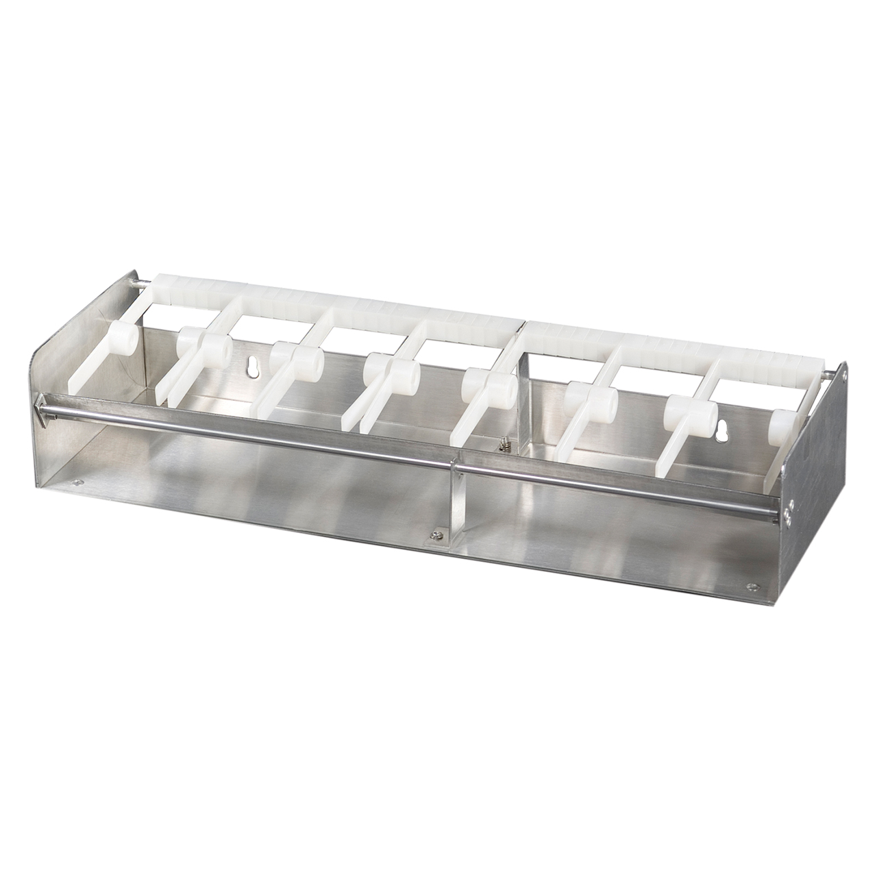 DayMark IT110805 7-Slot Metal Label Dispenser Rack for 7 Rolls of 2.5 ...