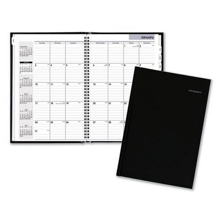 DayMinder Monthly Planner, Ruled Blocks, 12 x 8, Black Cover, 14-Month (Dec to Jan): 2023 to 2025 DayMinder Monthly Planner, Ruled Blocks, 12 x 8, Black Cover, 14-Month (Dec to Jan): 2023 to 2025